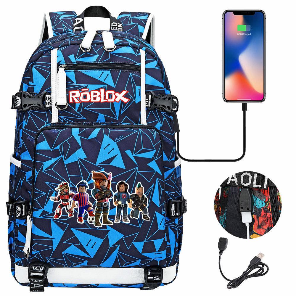 Game World USB Large Capacity Teen Student School Bag Men's and Women's Leisure Travel Backpack