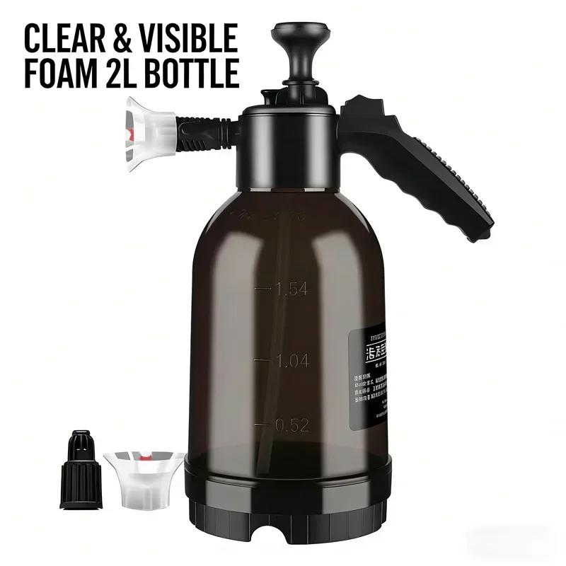 1pc Premium Plastic Pressure Spray Bottle - Powerful Air Pressure Technology, Adjustable Nozzle, High-Pressure Mist Sprayer For