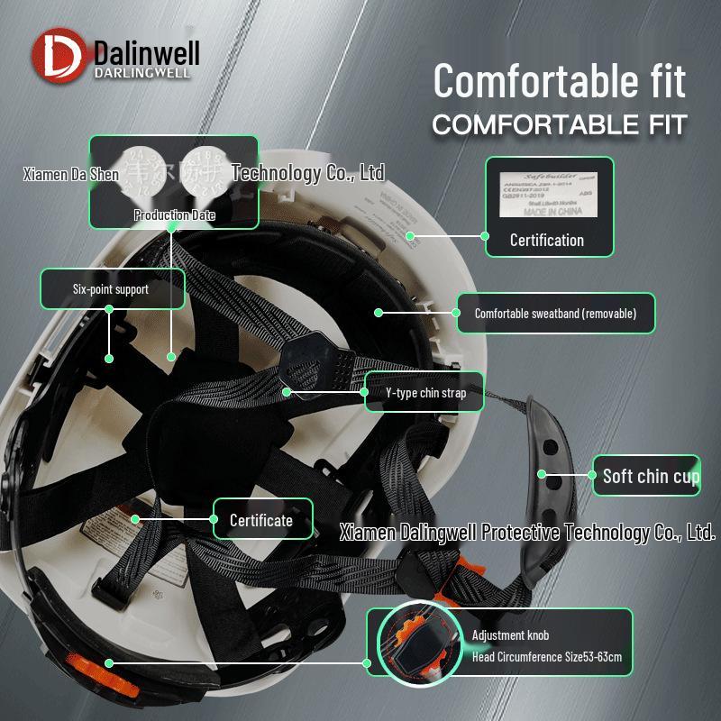 CE Kohlefaser-Konstruktion Sicherheitshelm - Neuer Nationaler Standard, Schlagfest, Herren Größe, Individueller Druck Verfügbar