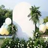 3pcs Wedding Arch Set Backdrop Cover with Elastic Fabric Dome Double-Sided Stretchable Thin Fabric Suitable for Wedding Showers