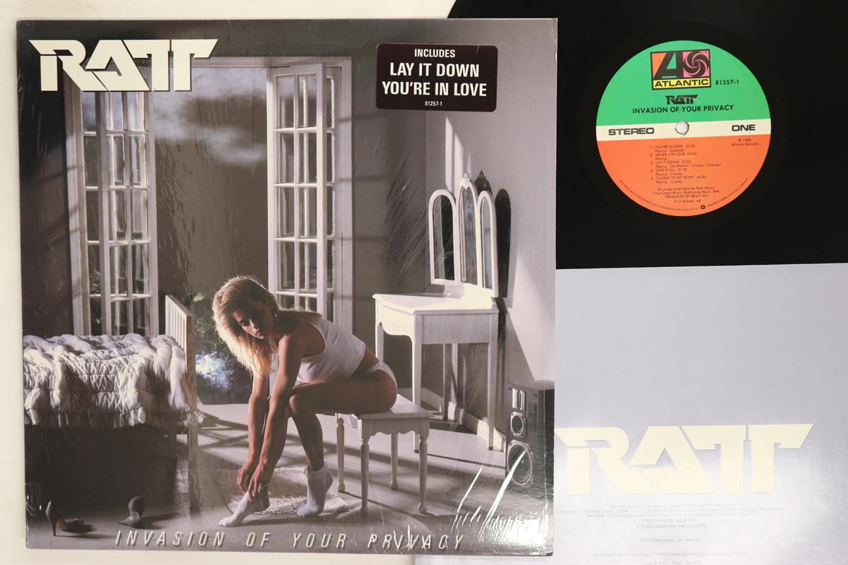 

LP Record RATT Invasion Of Your Privacy 812571 ATLANTIC 1985 US Metal Used