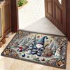 VIKAMA Christmas Carpet Entrance Welcome Mat Winter  Snowman Carpet Waterproof Floor Mat Rug For Bedroom Home Decorat