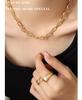European Copper Jewelry Set: Chunky Chain Necklace & Versatile Bracelet