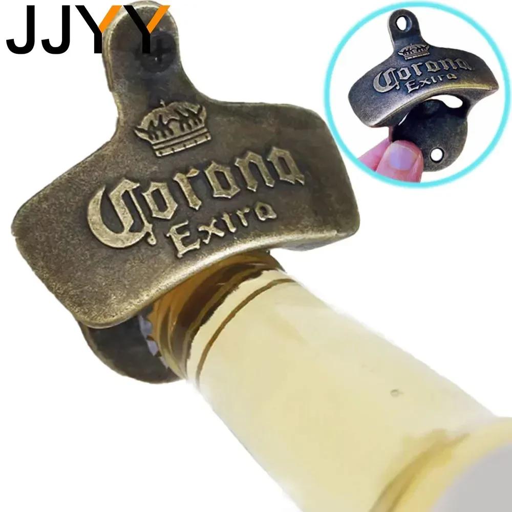 Retro Wall Mounted Beer Bottle Opener Decorative Tool for Kitchen Cafe Bar Outdoor BBQ Gift