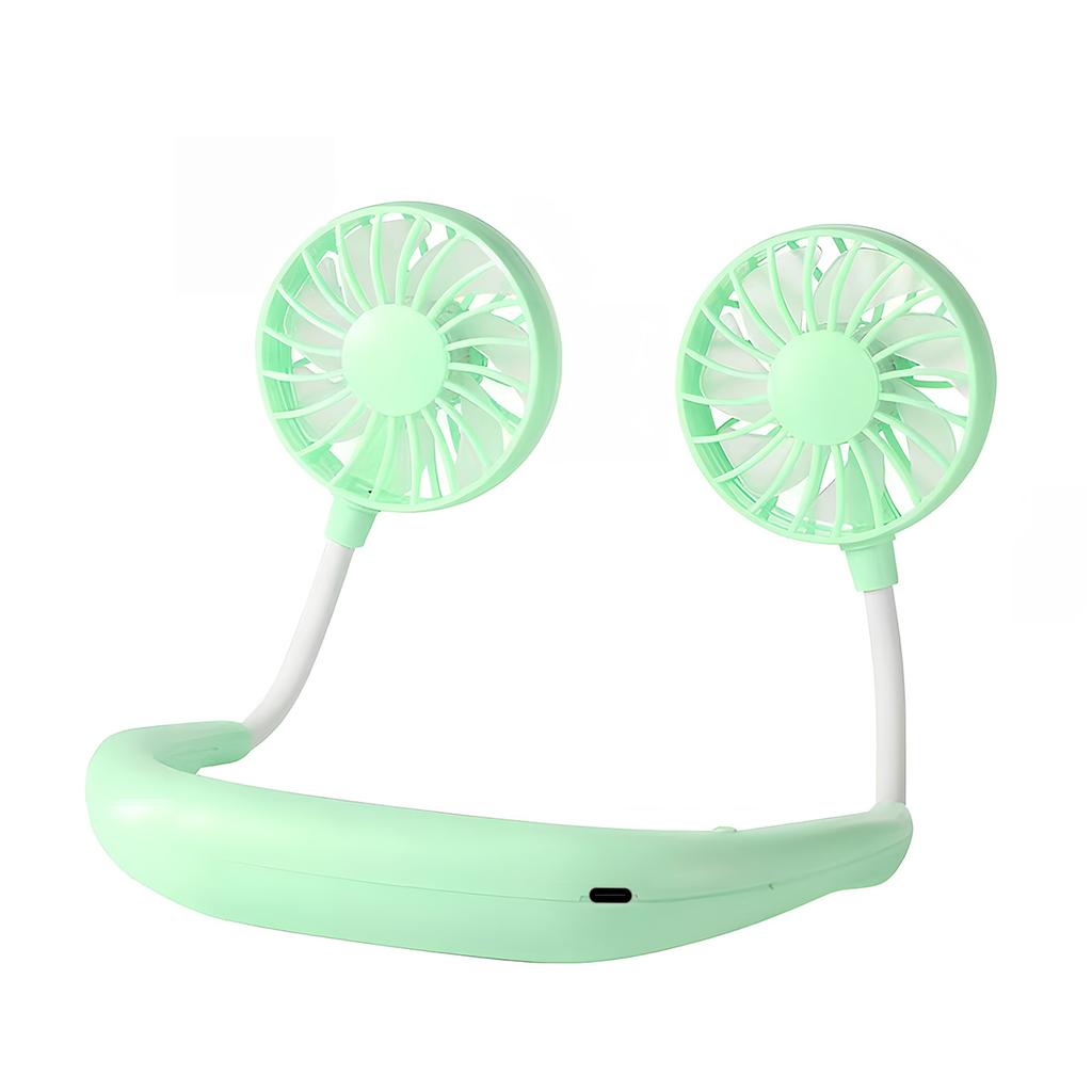 Neck Fan Rechargeable 1200mAh 3 Speeds Hands Free Wearable Fan Portable Personal Cooling Fan for Travel Outdoor Hot Sale