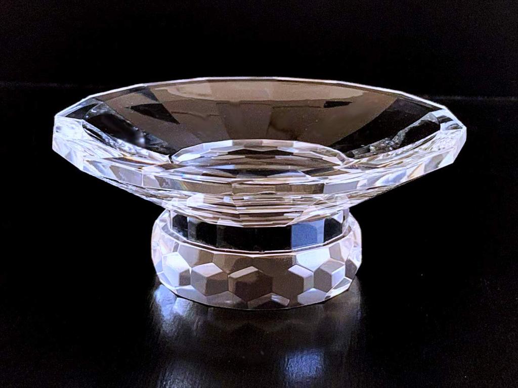 Crystal Buddhist Altar Fittings Sophia Pure Beads Incense Burner with Ash 500g of [Hualien] (Set 6)