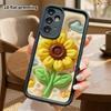 Phone Case: 2D flat design suitable for Samsung Galaxy A34 A35 M05 M06 S20 S22 S21 FE Plus 5G protective case, sunflower, Christmas and Halloween, per