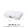 Press Type Storage Box, Ins Style Desktop Wet Wipe Box Car Tissue Box, Multifunctional Case for Stationery Floss