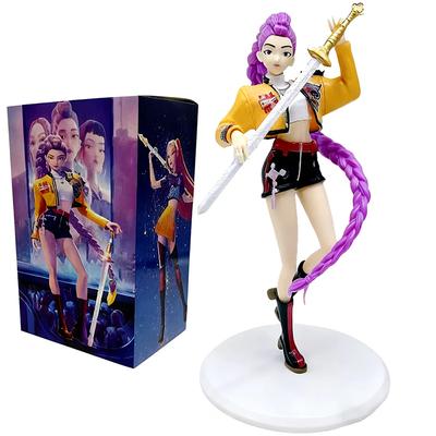 NEW In Stock 20CM Anime KPop Devil Hunter Doll Vinyl Toy Rumi Character Vinyl Mask with Box Ornament Toy Birthday Christmas Gift