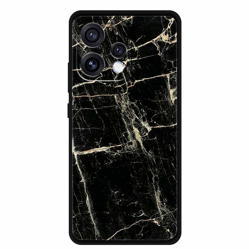 For Oppo Reno15 5G Case Coque Black Soft TPU Silicone Phone Case For Oppo Reno 15C Back Covers Case 6.59" Shockproof Fundas Para