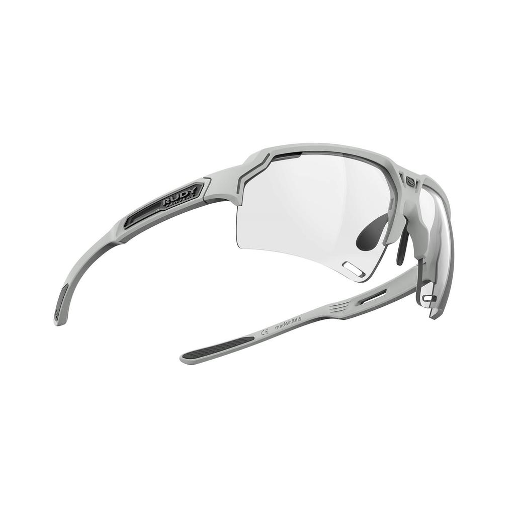 RUDYPROJECT DELTABEAT Sports Light Photochromic Sunglasses, Gray/Impx2 Black, SP747397-0000
