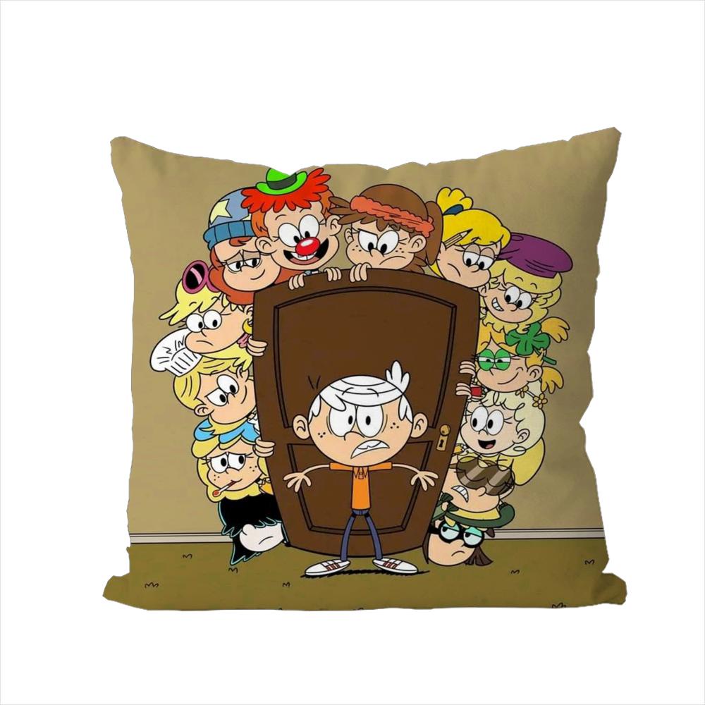 The LLoud House Pillow Case For Car Sofa Decorative Home Doublesided Print Plush Square Throw Pillow Cushion Cover 30x30cm