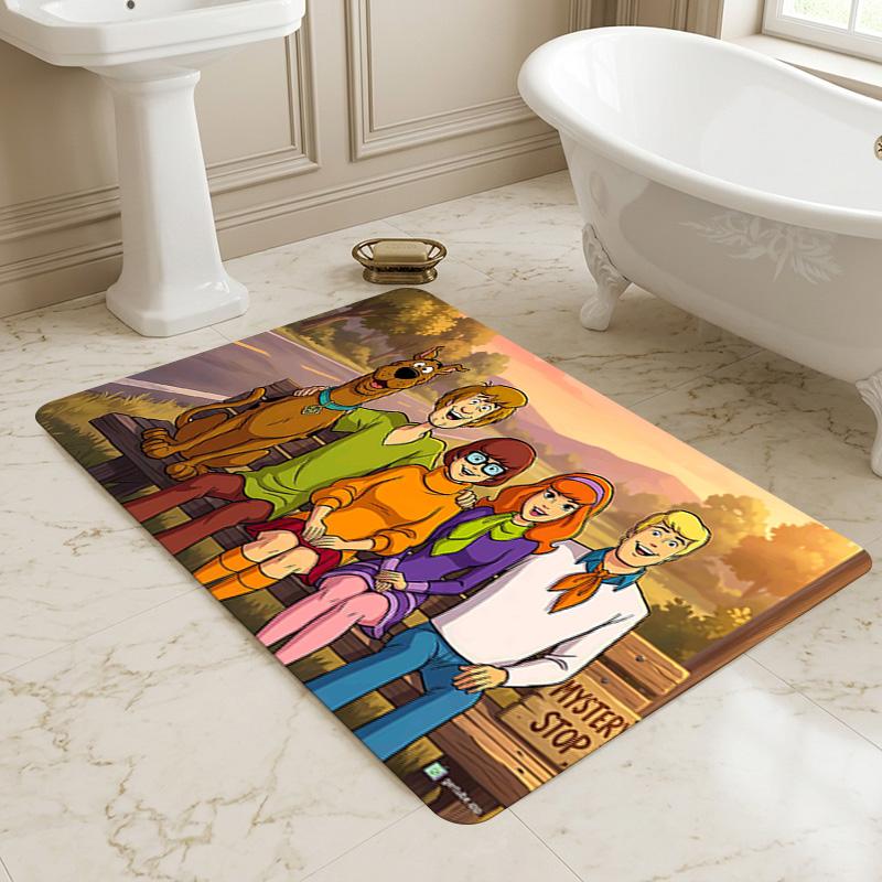 Scoobydoo Mystery Living Room Nonslip Area Rug Soft Carpet For Bedroom Game Playroom Sofa Office Home Decor Doormat Christmas Gift C922327