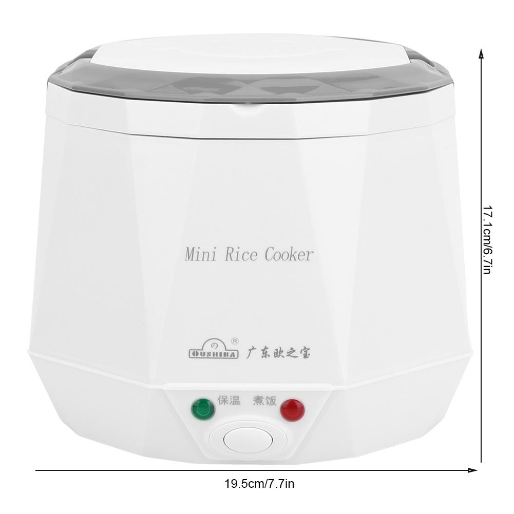 

1.6L электрическая мини рисоварка мультиварка портативная автомобильная рисоварка 12V машина для приготовления пищи для автомобилей и грузовиков белый 12V белый