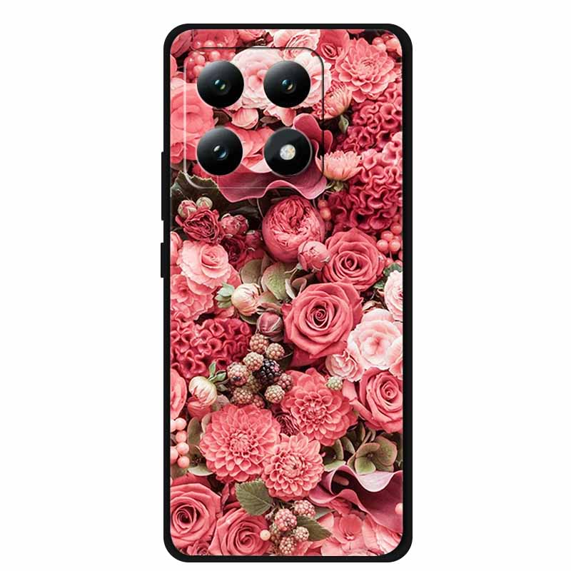 For Xiaomi 14T Pro 5G Case Cartoon Silicone TPU Soft Cases for Xiaomi 14T 5G Protector Covers Mi 14T 6.67'' Bumper Shells Capa14
