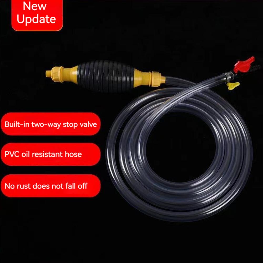Estrattore di Olio Manuale Benzina Universale Pompa Manuale Carburante Tubo di Aspirazione Manuale Pompa Manuale Liquidi Risparmio Carburante Pompa Sifone di Emergenza