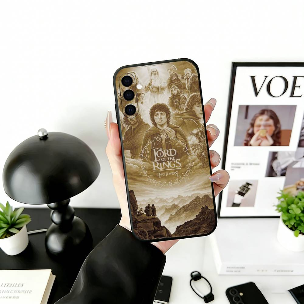 

Lrd TV of Rngs Phone Case For Samsung Galaxy A73,A72,A71,A70,A53,A52,A51,Soft Silicone Black Cover Samsung a52