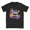 The 2026 New Men's T-shirt FNAF Features A Vintage Cotton Short-sleeved T-shirt with A Crew Collar Top From Freddy