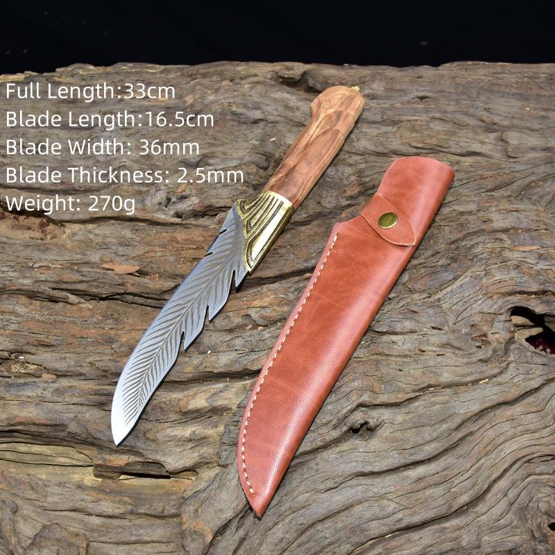 7Cr17MOV Stainless Steel Handmade Kitchen Chef Knives Stainless Steel Meat Cleaver Boning Fish Knife Fruit Sashimi Vegetable Cutter Tools