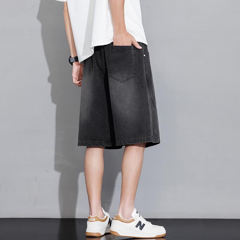 Men's Summer Loose Mid-Length Denim Shorts