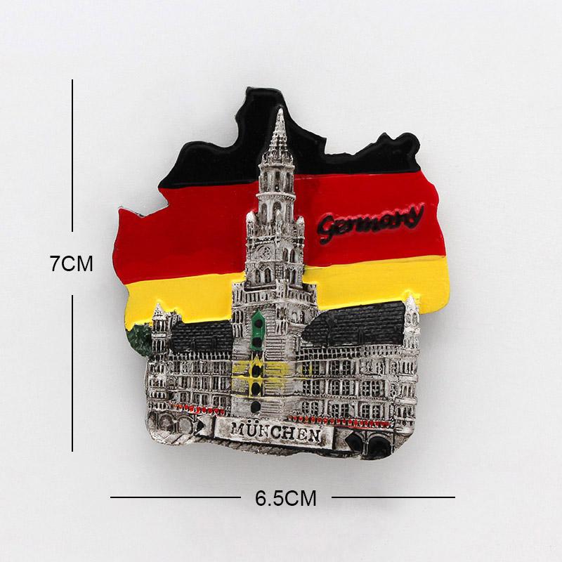 Kühlschrank magnetische Kühlschrankaufkleber Deutschland Kölner Dom Berlin Heidelberg neikal Dresden München Deutschland Tourismus Souvenir