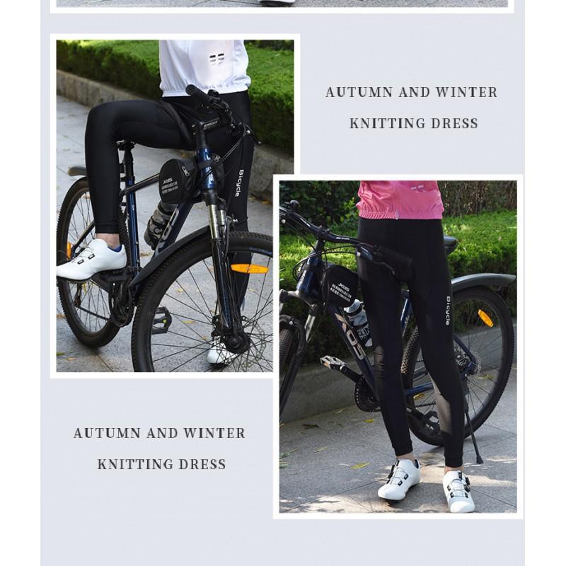 Mens Cycling Tights With Gel Pad Chamois Quick-Dry Spandex Compression Pants Road Bike Riding Use