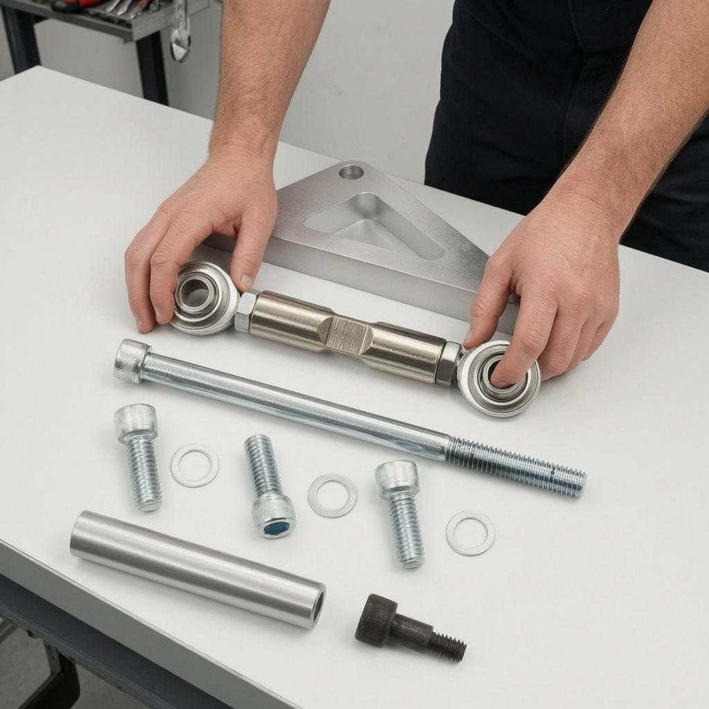 Engine Accessory Mounting Kit Threaded Adjustment Rod
