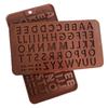 1Pieces English Letters And Numbers Chocolate Silicone Molds Letters Cookies Candies Cakes Decorations Outdoor Tableware