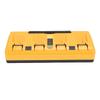 Charger Station Fit for DCB104 DCB127 DCB182 Battery 4 Ports 3A Fast Charging Battery Charger Station Yellow EU Plug