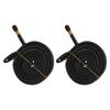 2 Pack 700x23C Bike Inner Tube 48mm Schrader Valve Butyl Rubber Bike Tube with 2 Tire Levers
