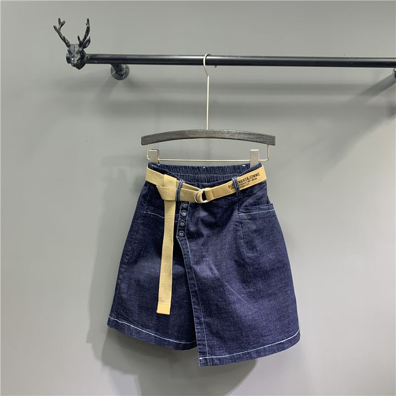 

Европейский нерегулярный похудение Все-матч А-силуэт Имитация двойки Dark blue S