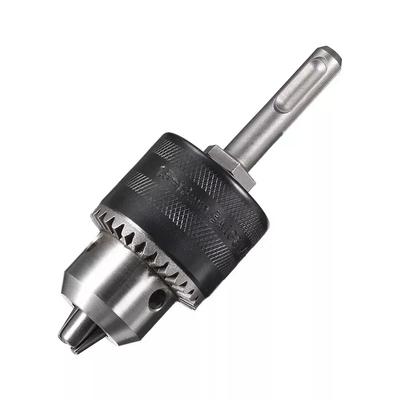 1.5-13mm Precise Drill Chuck Converter 1/2"-20UNF Thread Quick Change Adapter SDS-Plus Round Shank 3-Jaw Key Drill Chuck