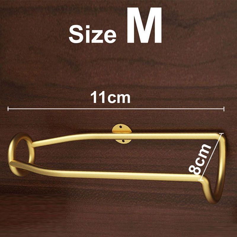 Wall-Mounted Bar Wine Rack Holder Accessories Display Iron Metal Support Shelf