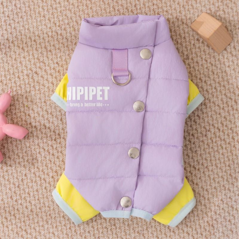 Dog Clothes Duck Down Windproof Warm Four-legged Jacket Small Medium Dogs Cats Winter