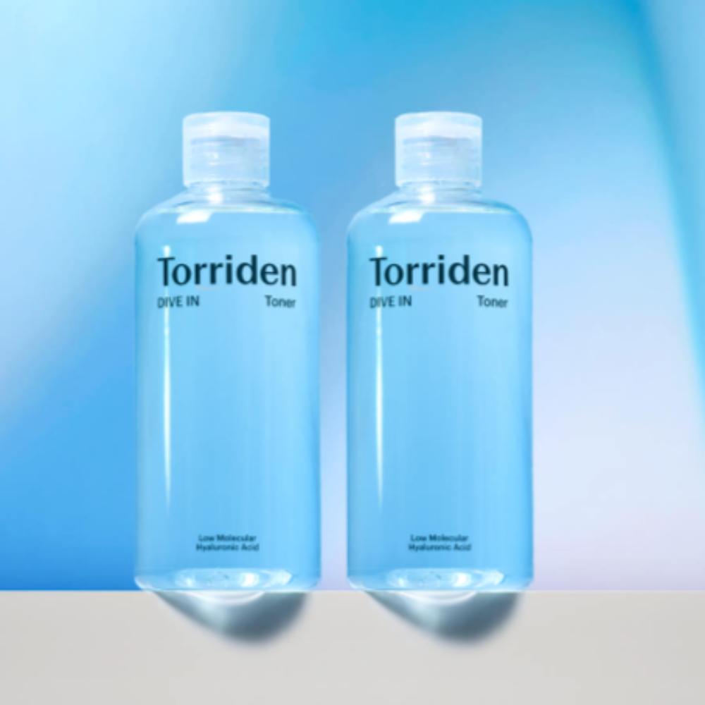 

Toriden Dive-In Hyaluronic Acid Toner Duo 300ml × 2 – Deep Hydration & Refreshing Moisture Toner