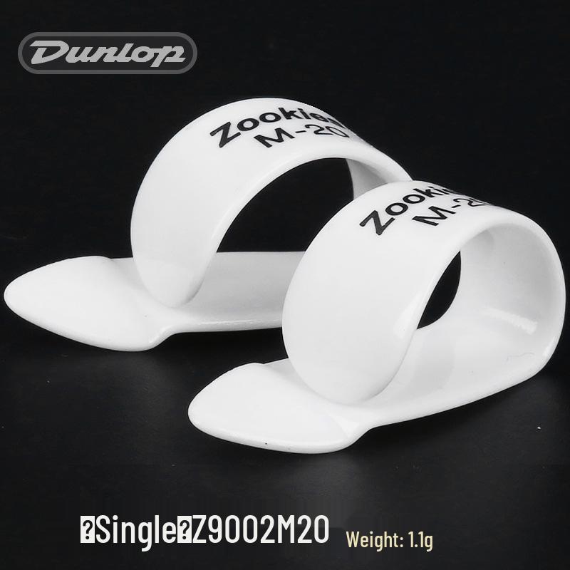 Dunlop Right Hand Fingerstyle Protector Kit: Thumb Pick, Finger Cots, and Artificial Fingernail.