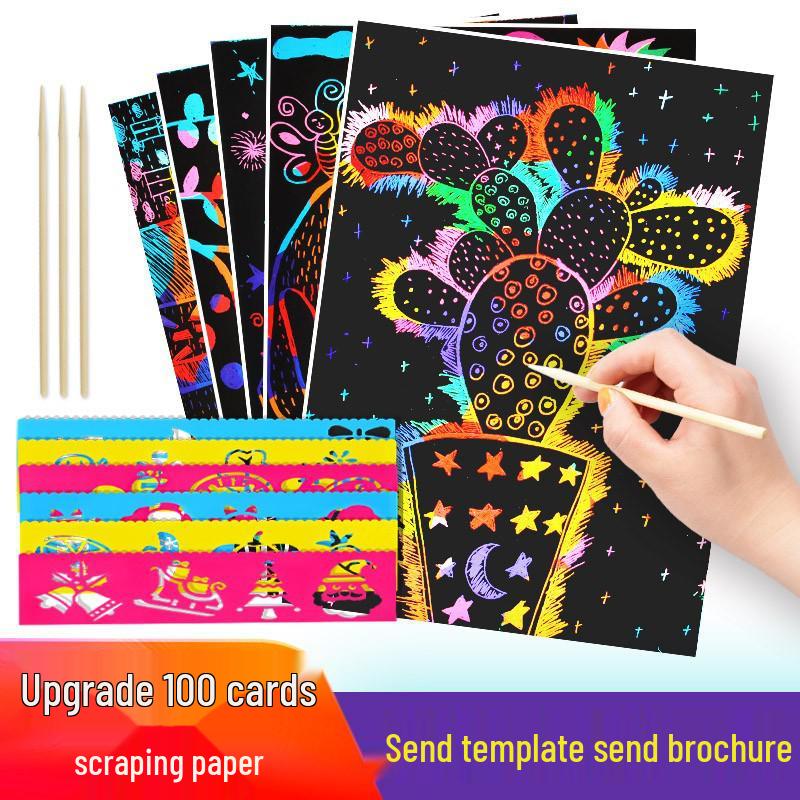 

Kindergarten Art Supplies: Senior, Junior, and Middle Class Semi-finished Handicrafts and Toys