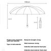 106cm/41.73in Großer Automatischer Verstärkter 24K UV-Sonnenschutz- und Winddichter Faltregenschirm, Robuster Regen- und Windschutzschirm