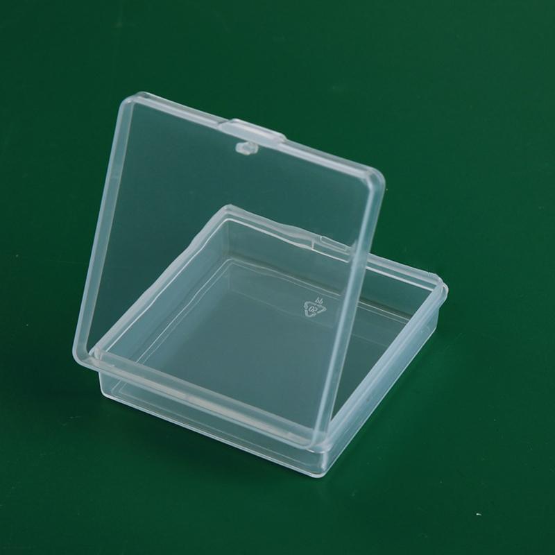 Mini Plastic Box Rectangular Translucent Packing Box Dustproof Durable Strong Jewelry Button Sundries Storage Case Container