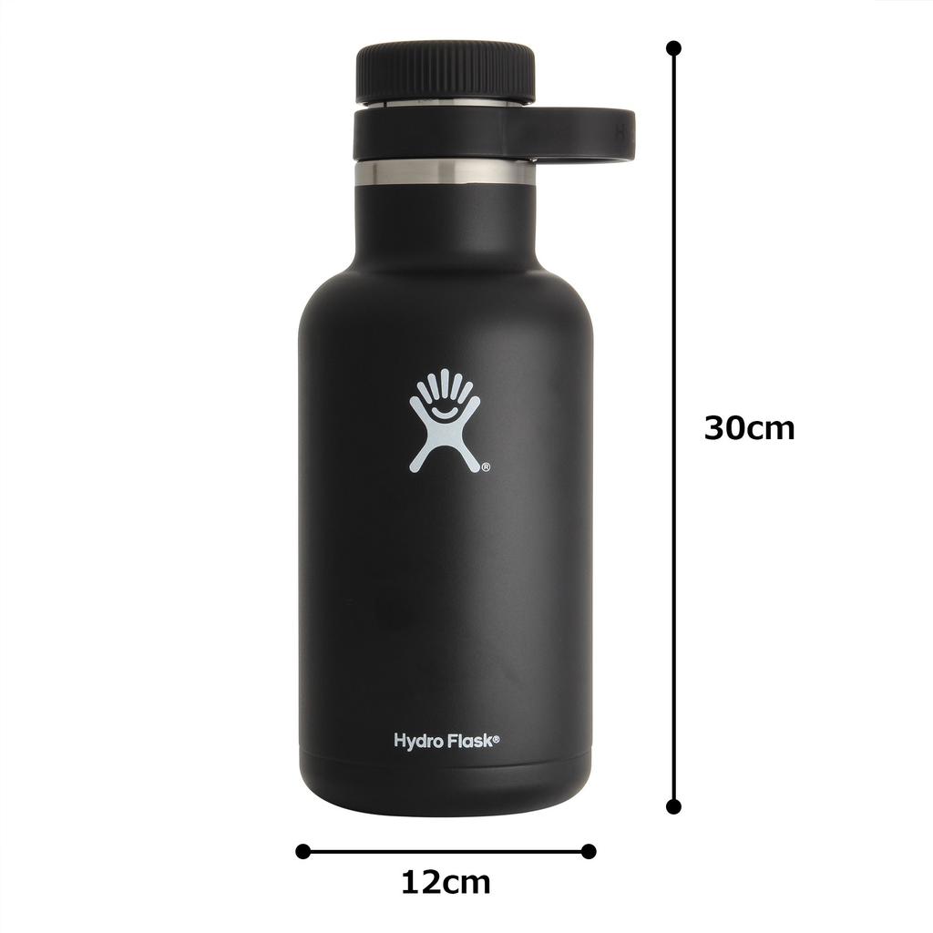 Hydro Flask 20 Black 5089056 20 Black BEER_Growler_64oz 1.9L