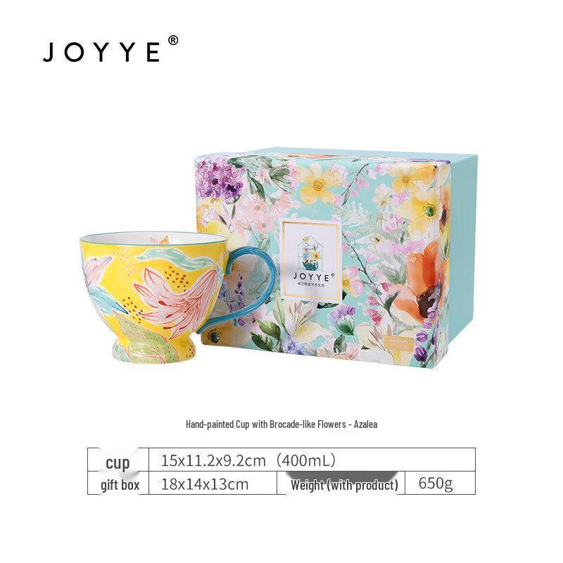 JOYYE Underglaze Hand-Painted Ceramic Mug