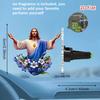 2D Flat Sacred Car Vent Clip Decorative Diffuser (fragrance Not Included), Car Interior Decoration, Aromatherapy Clip, Ideal for Holiday Gifts