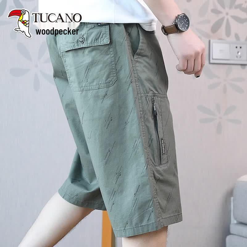 TUCANO Men s Summer Cotton Beach Capris 6XL