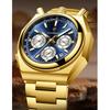 Luxury Man Wristwatch Fashion Luminous Date Stainless Steel Men Watch Chronograph Men's Quartz Watches