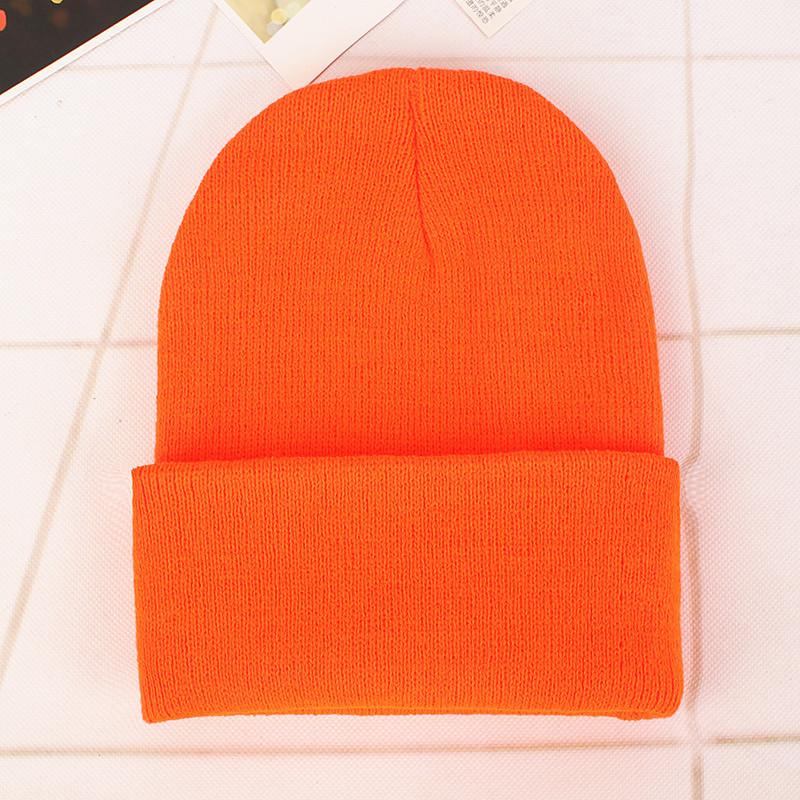 Adult Thick Warm Rabbit Fur Beanie Cap Men Women Solid Knitte Hat Solid Multi Colors Skullies Ski Hip Hop
