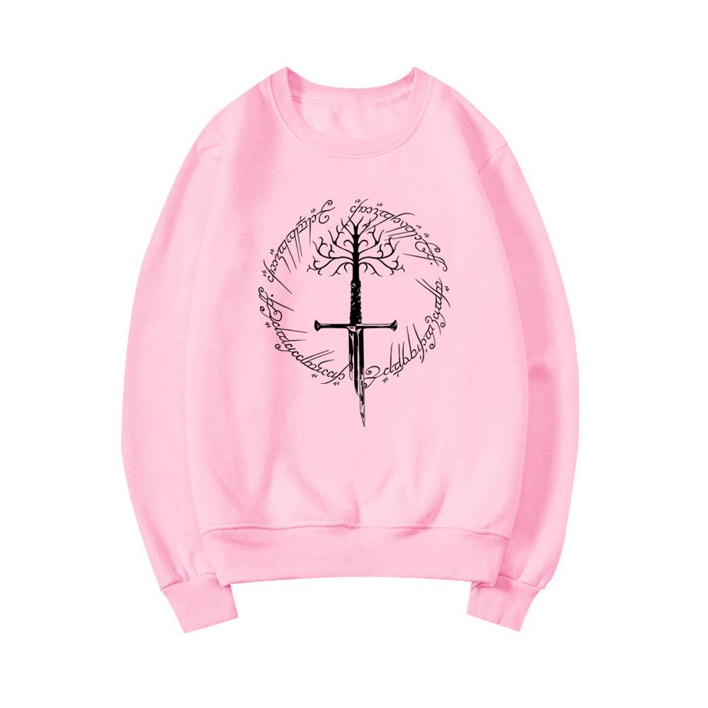 Ring Inspired Sweatshirt Dark Lord Hoodie Middle Somewhere Sweatshirt Unisex Long Sleeve Casual Pullover Tops Book Lover Gift