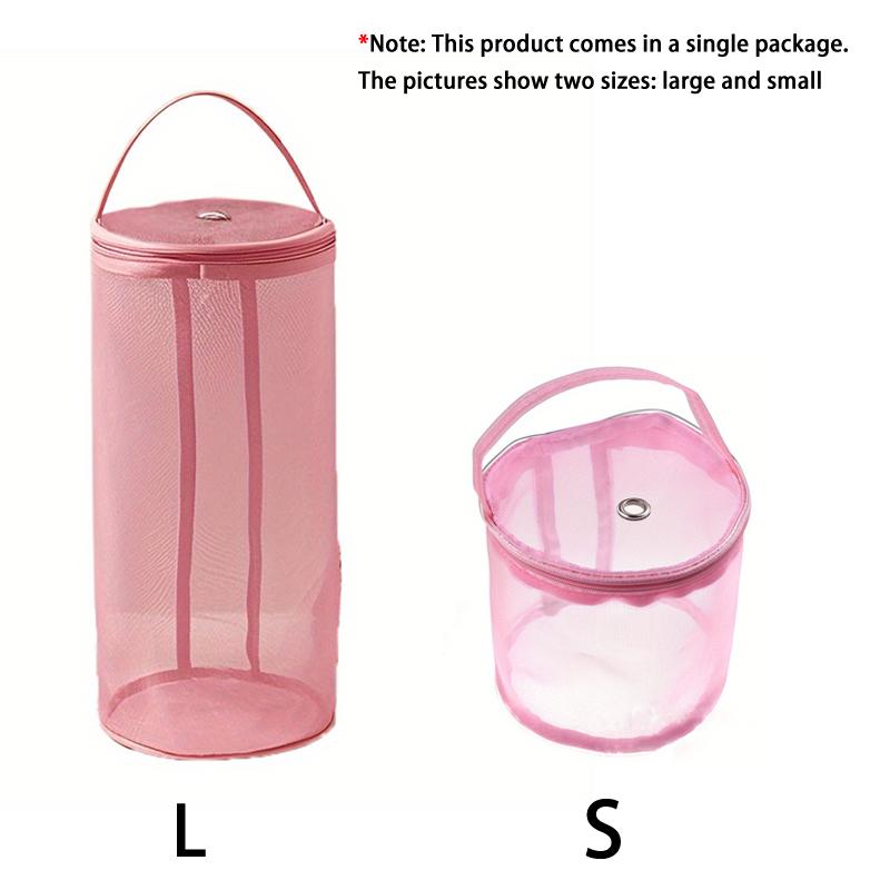 Portable Yarn Storage Bag Hollow Mesh Knitting Wool Yarn Bags Crochet Yarn Handbag Organizer Weave Tools Sewing Accessories