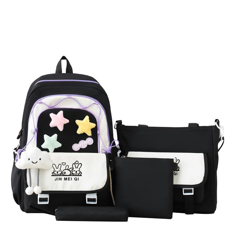 New Schoolbags  Fashionable and Trendy Burden Reduction and Spine Protection Backpack