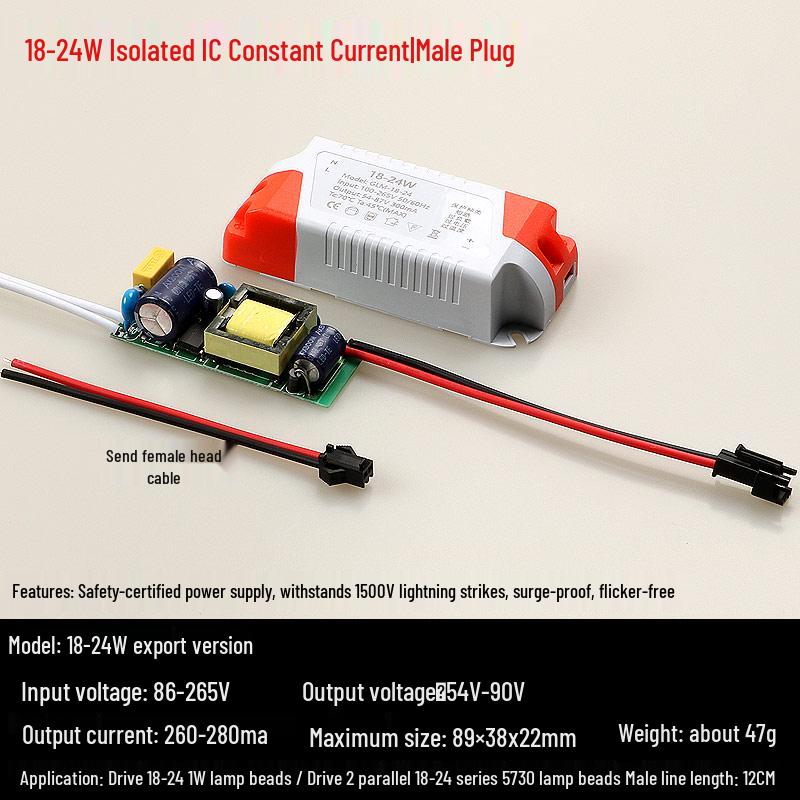 External 3W/5W LED Driver Power Supply for Ceiling and Spotlight Downlights