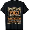 Vintage Tshirt Legend Born In 1967 Unisexs Clothing Casual Fitness T Shirt Individuality Camisas Tshirt Tops